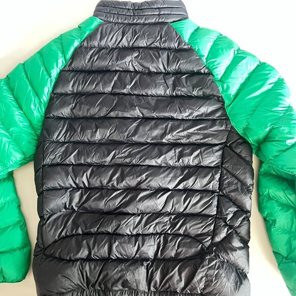 Polo Ralph Lauren Puffer Jacket Kids Boys Girls L/G 14/16  Black & Green Coat - Picture 2 of 8
